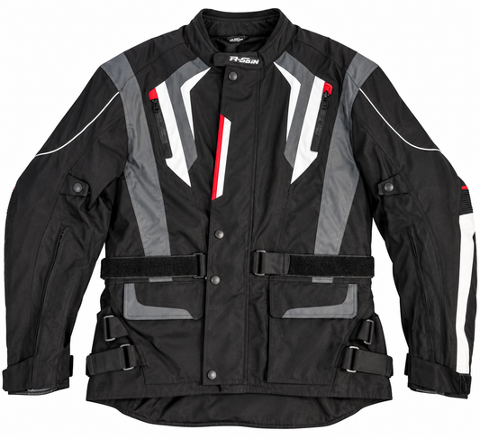 CAMPERA PROSKIN NEGRA Y ROJO