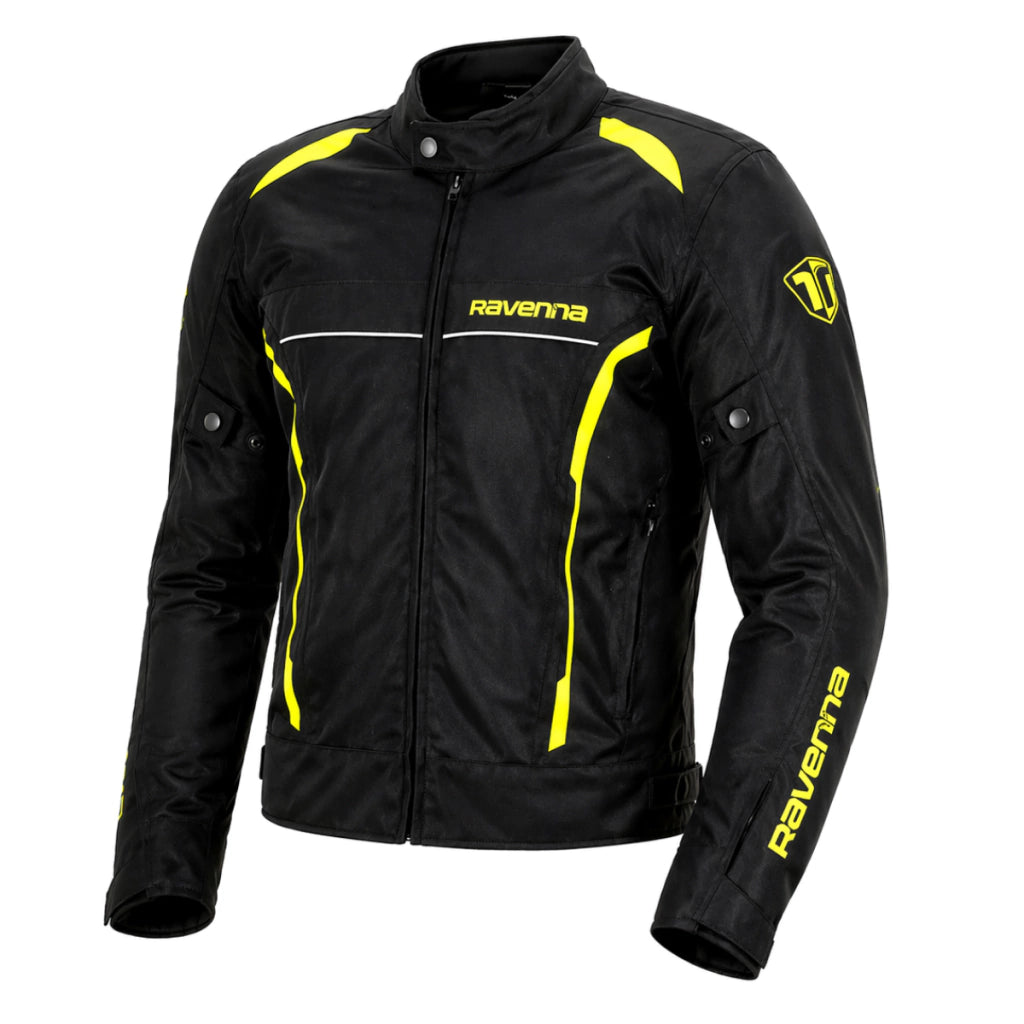 CAMPERA CORTA DE VERANO RAVENNA NEGRO/AMARILLO